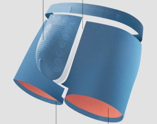 100s Double-sided Modal Tourmaline Men’s Boxer Briefs - 图片 5