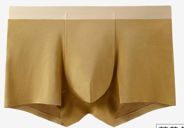 60s Combed Cotton Seamless Men’s Boxer Briefs - 图片 4