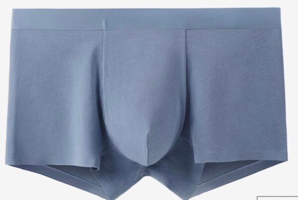 60s Combed Cotton Seamless Men’s Boxer Briefs - 图片 3