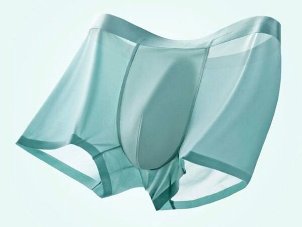 90G Ultra-thin Ice Silk Men’s Boxer Briefs