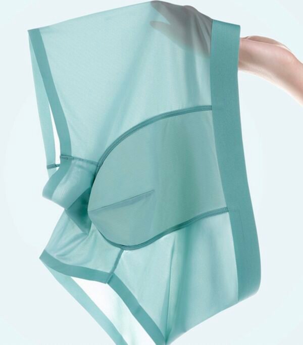 90G Ultra-thin Ice Silk Men’s Boxer Briefs - 图片 9