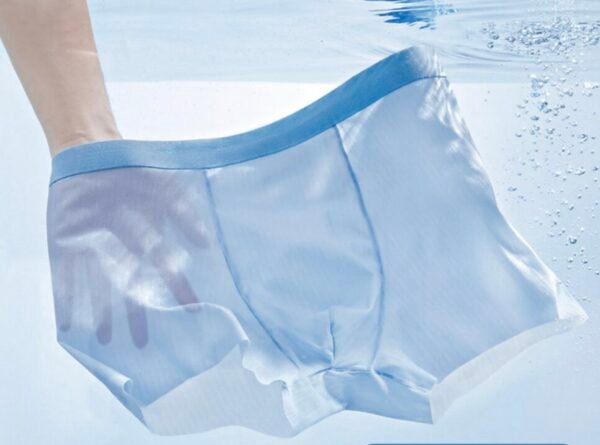Seamless Ice Silk Ultra-thin Men’s Boxer Briefs - 图片 8