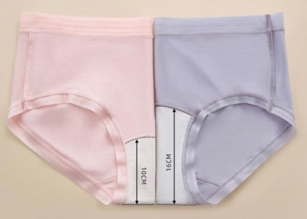 60s Modal and Polylactic Acid Extended Crotch Women's Briefs - 图片 9