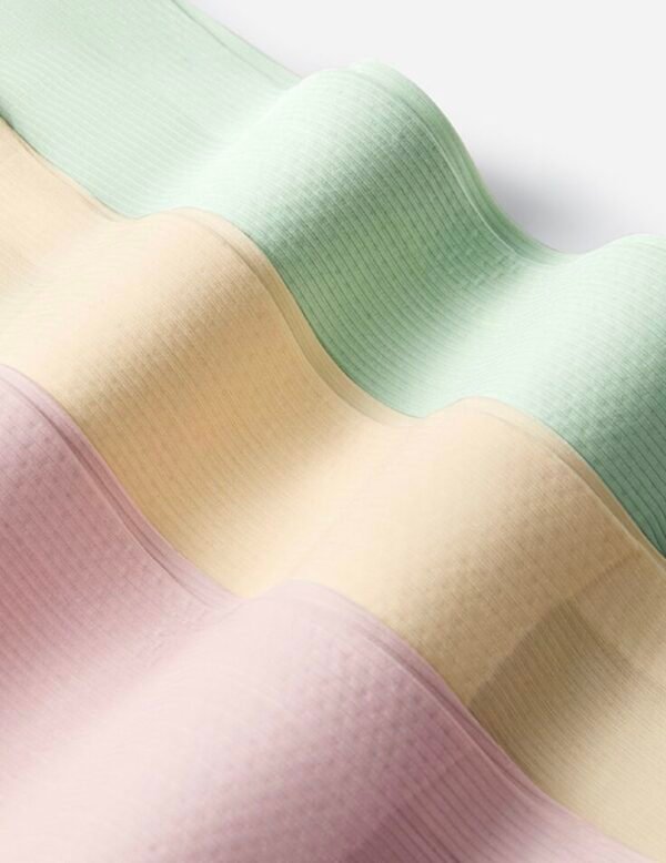 Women's Ice Silk Seamless High Waist Abdomen-Flattening Underwear - 图片 10