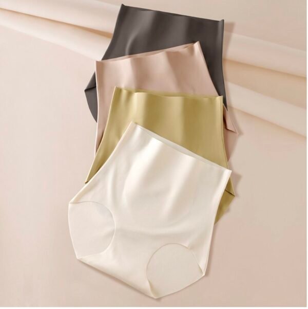Women's Seamless High-Waist Ice Silk Quick-Dry Skinny Underwear