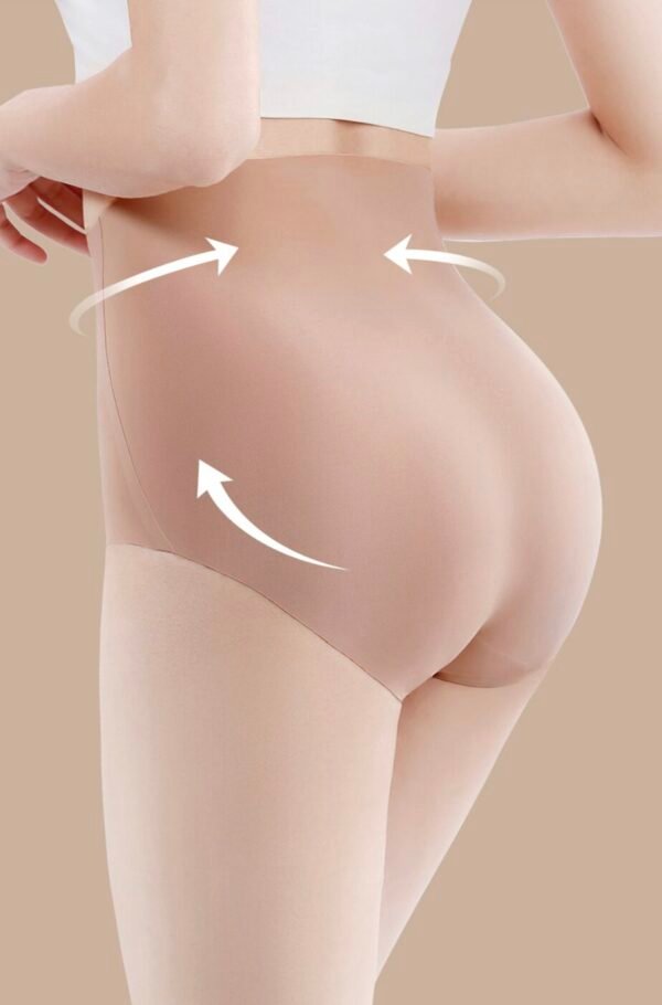 Women's Seamless High-Waist Ice Silk Quick-Dry Skinny Underwear - 图片 12