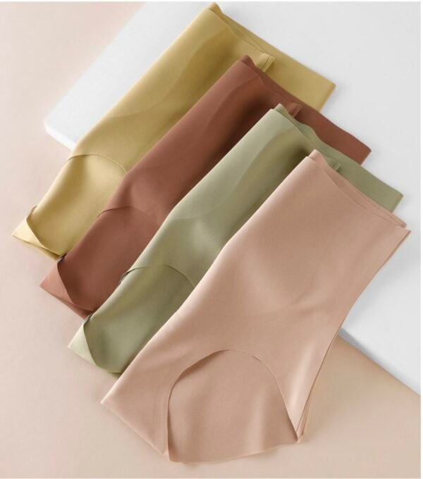 Women's Seamless High-Waist Ice Silk Quick-Dry Skinny Underwear - 图片 16