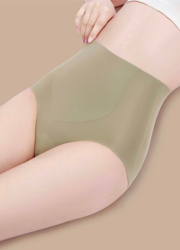 Women's Seamless High-Waist Ice Silk Quick-Dry Skinny Underwear - 图片 15