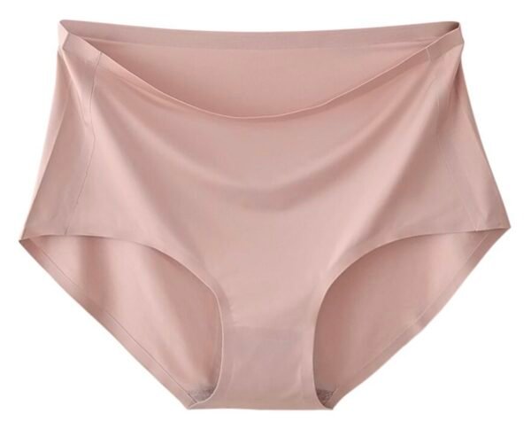 Women's Ice Silk High-Waist Seamless Briefs - 图片 3