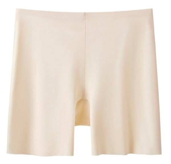 Women's Ice Silk Seamless High-Waist Abdomen-Flattening Safety underwear - 图片 3