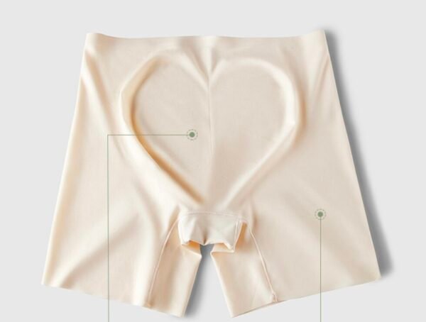 Women's Ice Silk Seamless High-Waist Abdomen-Flattening Safety underwear - 图片 5