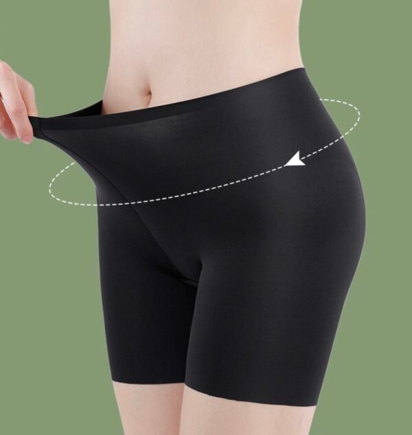 Women's Ice Silk Seamless High-Waist Abdomen-Flattening Safety underwear - 图片 9