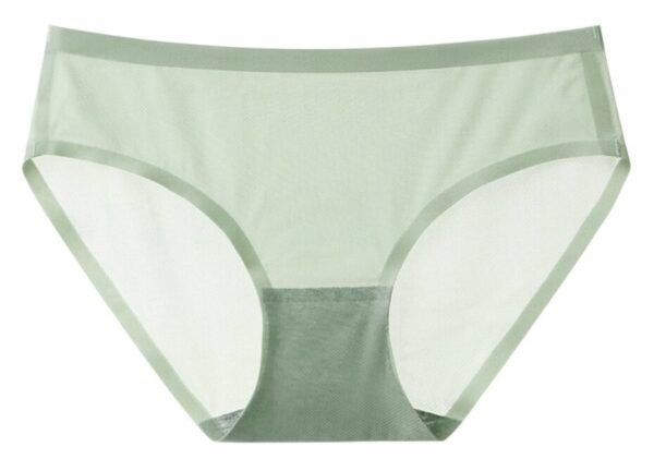 Women's Ice Silk Mesh Seamless Briefs - 图片 2