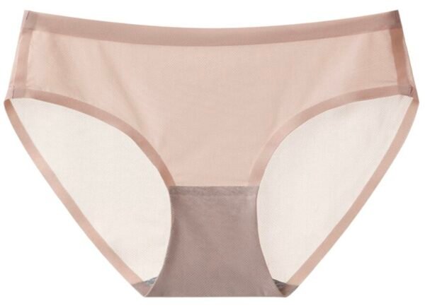 Women's Ice Silk Mesh Seamless Briefs - 图片 5