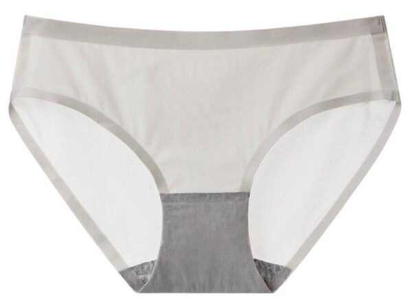 Women's Ice Silk Mesh Seamless Briefs - 图片 6