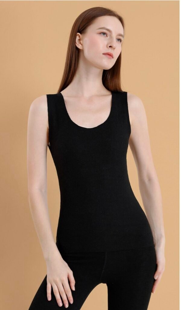 Women's Thermal Underwear in Triple-Blend Fabric (German Fleece + Wool + Silk) - 图片 16