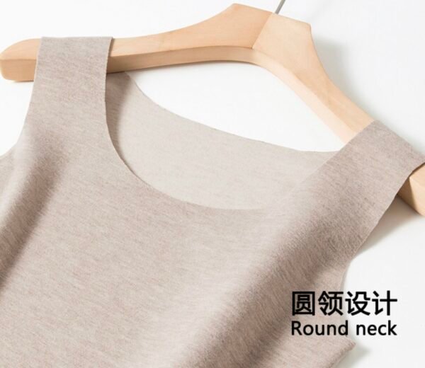 Women's Thermal Underwear in Triple-Blend Fabric (German Fleece + Wool + Silk) - 图片 9