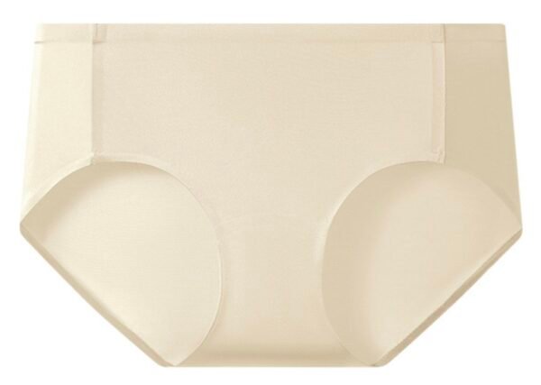 Seamless Satin Ice Silk 3D Full-Coverage Women's Briefs - 图片 13