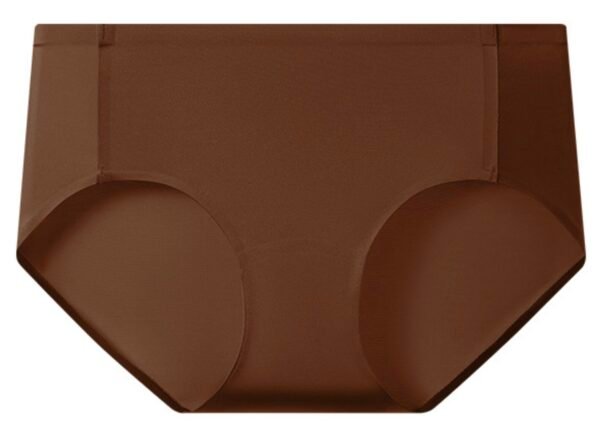 Seamless Satin Ice Silk 3D Full-Coverage Women's Briefs - 图片 12